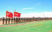 中蒙陆军首次联合训练在蒙古国拉开帷幕