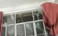 惊险！江西高校教室暴雨中玻璃爆裂，学生受伤