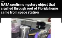 NASA揭秘：太空垃圾“砸穿”美国民房，国际空间站“抛物”酿祸