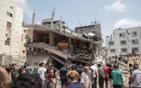 以军空袭加沙多城市，暂无人员伤亡