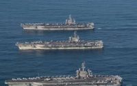 专家谈三航母编队对我国的意义 美国派遣三个航母战斗群不是为了给中国大陆看